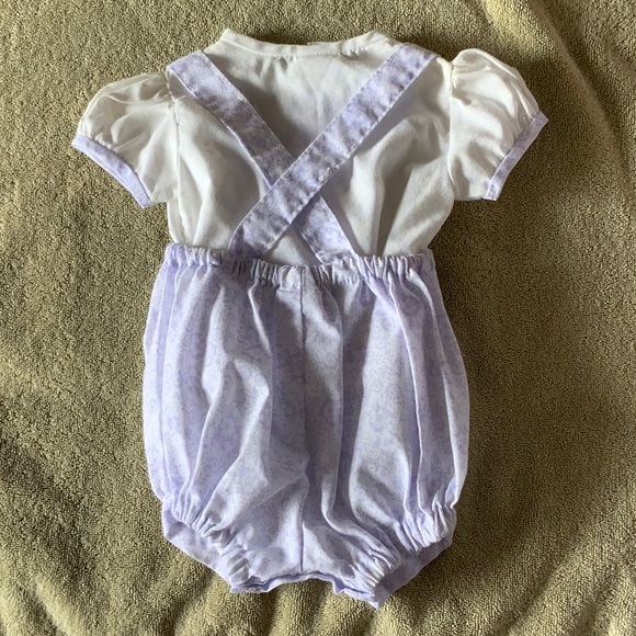 Vintage Baby Two Piece Romper Set - Picture 2 of 8